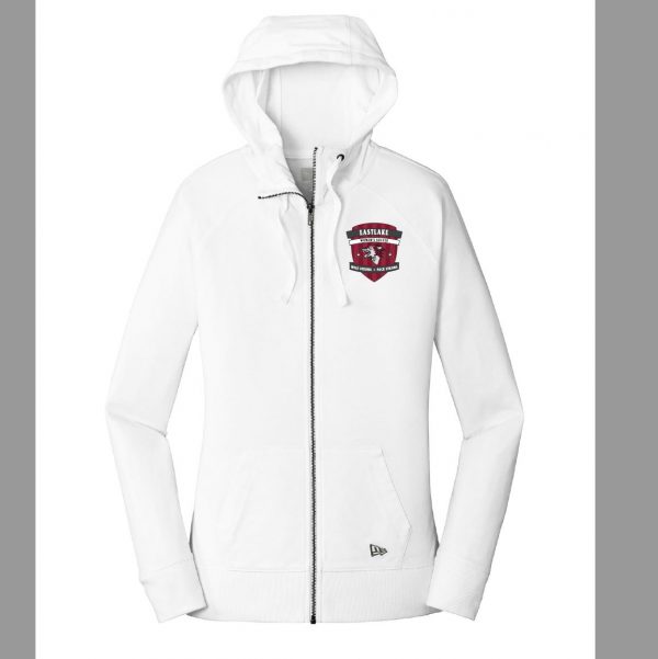 Eastlake HS Women's Soccer New Era Sueded Cotton Blend Full-Zip Hoodie