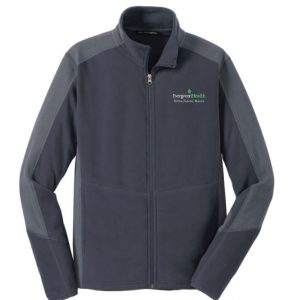 Evergreen Men's Color block Microfleece Jacket