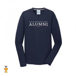Hamlin Robinson School Adult Long Sleeve Performance Tee